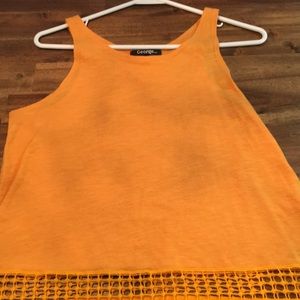Women’s yellow tank top